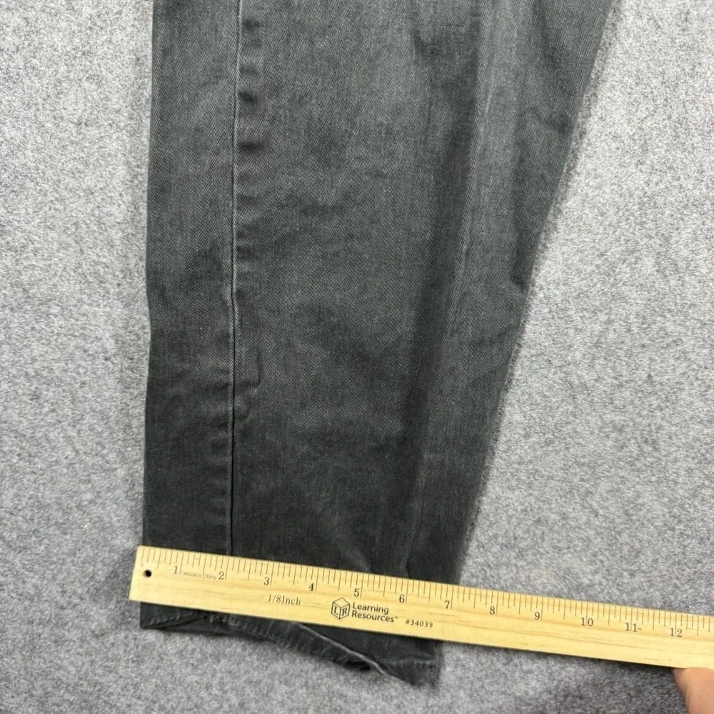 Levis 502 Regular Taper‎ Jeans Mens 32x29 Charcoal Gray WaterLess Denim Pants